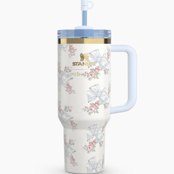 LOVESHACKFANCY X STANLEY 40oz Rosa Beaux Blue - Picture 5 of 6